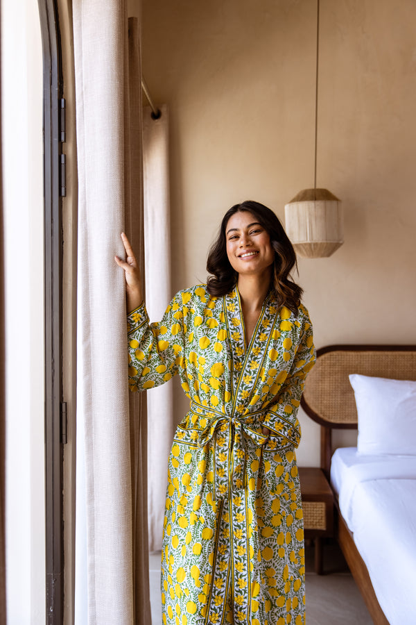 Lightweight Cotton Robes HappyCabbageLondon Lightweight Cotton Robes HappyCabbageLondon