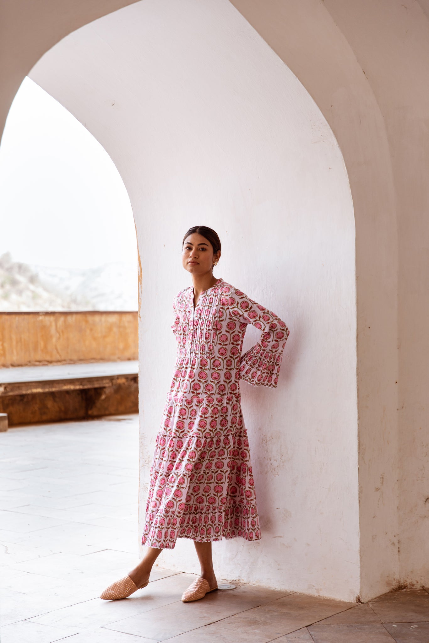 Veda Dress - Baby Pink