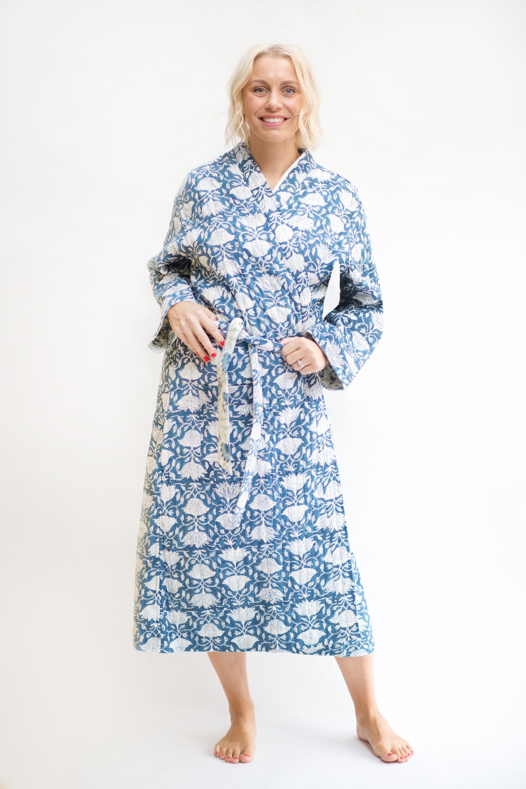 Luxury Quilted Cotton Robes– HappyCabbageLondon