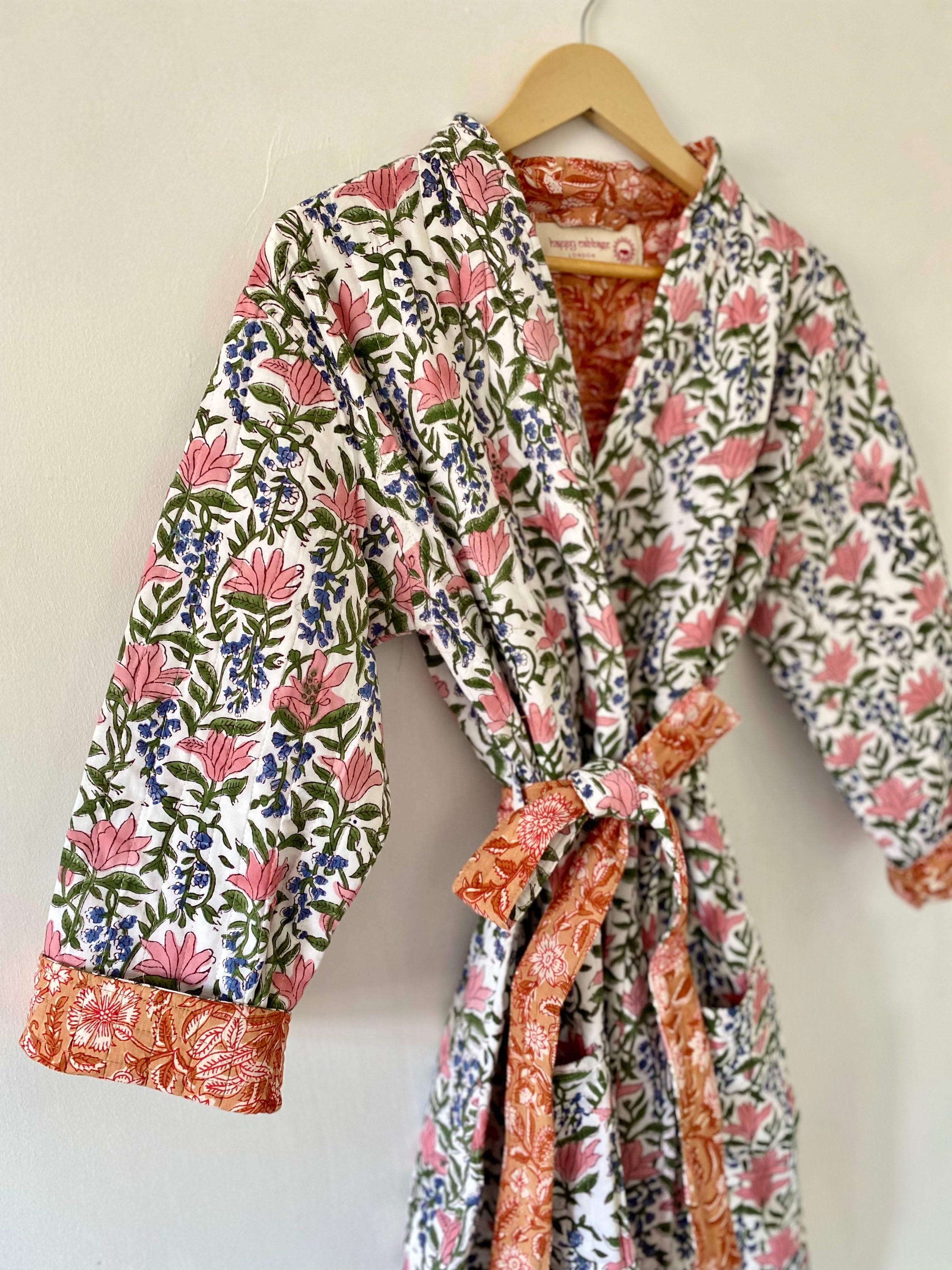 Luxury Quilted Cotton Robes– HappyCabbageLondon